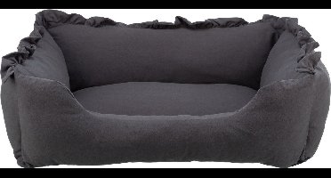 Trixie - Hondenmand Amelie - Hoekig - Donkergrijs - 80X60 cm
