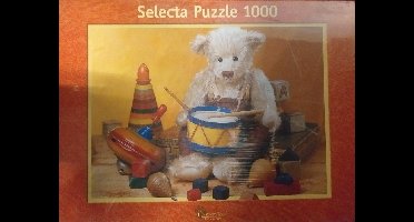 Selecta puzzel beer met trommel - Collector's Bears - Helga Torfs - 1000 stuks