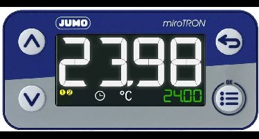 Jumo 701080/0-01-23-02/000 Inbouwthermostaat (b x h) 76 mm x 36 mm