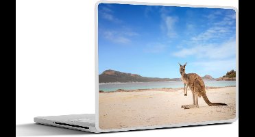 Laptop sticker - 12.3 inch - Strand - Kangoeroe - Australië - 30x22cm - Laptopstickers - Laptop skin - Cover