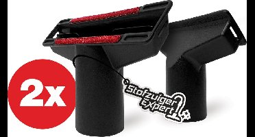 2x Miele Meubelzuigmond - Stofzuiger onderdeel Geschikt voor Alle Miele stofzuigers - Vervangende Hulpstuk 35mm Alternatief - Als Origineel 1 op 1 pasvorm - Opbergen Onder Accessoires Klep