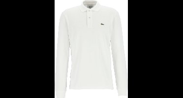 Lacoste Classic Fit polo lange mouw - wit