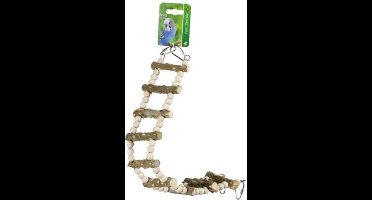 De Boon Ladder/Brug Hout + Kralen 46CM