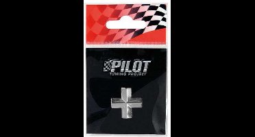 3D symbool chroom - *+*