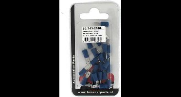 Kabelschoen 4.8 x0.5mm 25 stuks blister