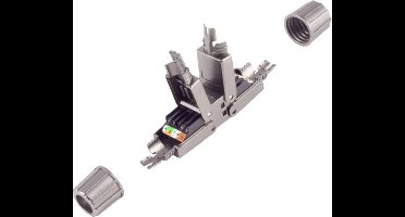 BKL Electronic 10121214 LSA-verbinder, zonder gereedschap, quick, STP, Cat. CAT. 6A Zwart Inhoud: 1 stuk(s)