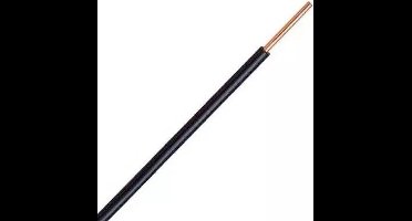 Donné VD draad Zwart 1,5mm2 10 meter