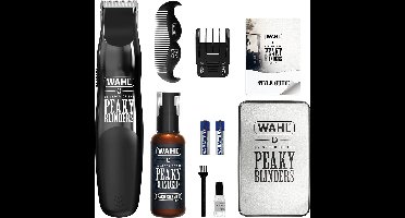 Wahl - Peaky Blinders - 5 Delig - Baardtrimmer set - Precisie Trimmer - Baardshampoo - Kam - Limited Edition