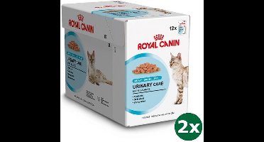 Royal canin urinary care in gravy kattenvoer 2x 12x85 gr