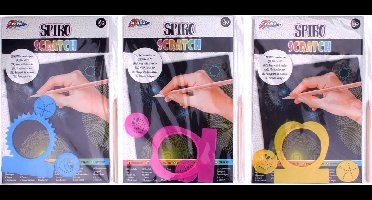 Grafix - A4 Kraskunst Spiro 27,5x15cm (1 stuk) assorti