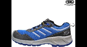 SIR SAFETY NAOMI Veiligheidsschoenen S1P HEREN Werkschoen Zwart Blauw - Stalen Neus en Stalen Tussenzool - Antislip SR - Ademend