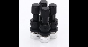 JR Wheels - Set of aluminum air valves JR v2 - BLACK