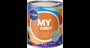 Histor MY Color Muurverf Extra Mat - Reinigbaar - Extra Dekkend - 2.5L - Days of Old - Groen