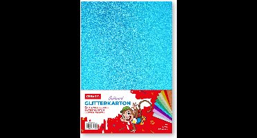 CREAKIT. Glitterkarton – 10 Vellen – A4 Formaat – Glitterpapier – Knutselpapier – Meerkleurig