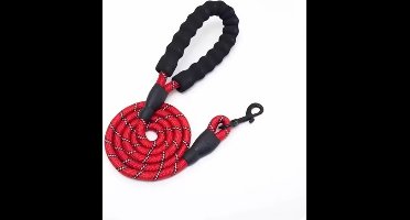 Huisdier Reflecterende 1,5 Meter Riem Nylon Ronde Riem Explosieveilige Ponsriem Hond Loopt Rond Riem Zonder Wurging