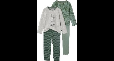 Vertbaudet Set van 2 "jungle"-pyjama's jongens