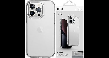 Uniq - Clarion - hoesje voor iPhone - 14 - Pro - Transparant/Lucent - helder