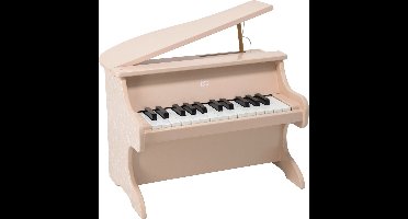 Label Label - Houten Piano - Roze - 15 Witte en 10 Zwarte Toetsen - Open Vouwbare Vleugel - Geschikt voor Kindjes vanaf 3 Jaar