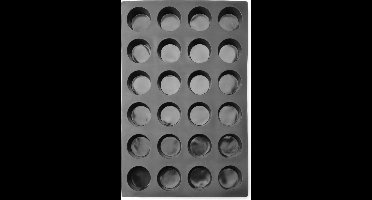 HENDI Siliconen bakvorm – muffin – antiaanbak – hittebestendig – 570x375x40 mm