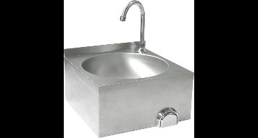 HENDI Wasbak met kniebediening – roestvast staal – 400x400x450 mm