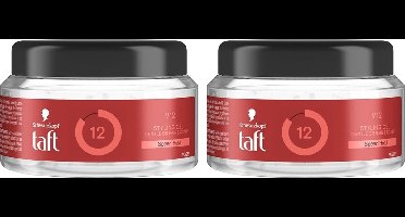 VOORDEEL 2 STUKS Taft Power Haargel Pot – V12 Power