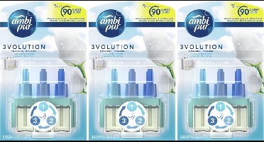 Ambi Pur 3volution – Electric Refill Cotton Fresh - 3 x 20 ml