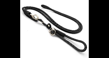 Morso Hondenriem Retrieverlijn Hands Free Soft Rope Gerecycled Zwart