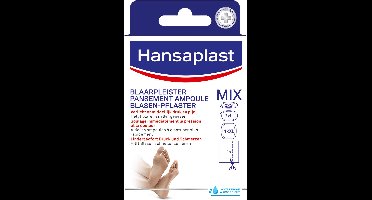 Hansaplast SOS Mix Pack Blaren Pleisters - Voet Verzorging - Blaar Pleister - Anti Blaren - Waterproof Pleisters - 6 Stuks