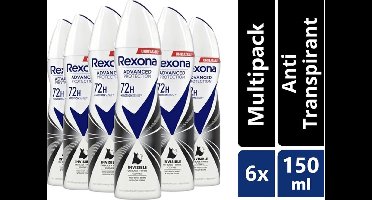 Rexona Women Invisible Diamond - 6 x 150 ml - Deodorant Spray