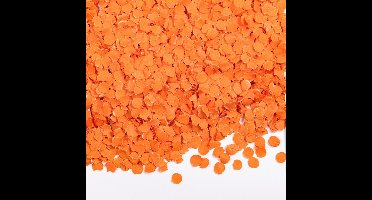 500 gram Confetti Oranje rond papier - Feest Party Feestje Verjaardag Decoratie