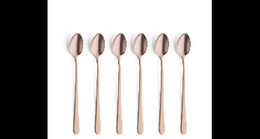 Amefa Austin Vintage Sorbetlepels - 6 Stuks - Koper