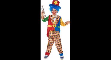 Vegaoo - Geruit clown pak voor kinderen