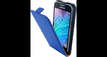 Mobiparts - premium flipcase - Samsung Galaxy J1 - Blue