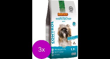Bf Control Small Breed - Hondenvoer - 3 x Kip Rund Erwt 1.5 kg