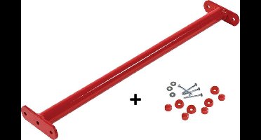 Duikelstang Rood 90cm + Bevestigingsmateriaal