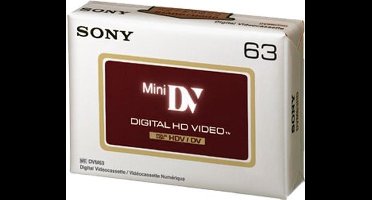 Sony DVM63 HDV Mini DV-casette