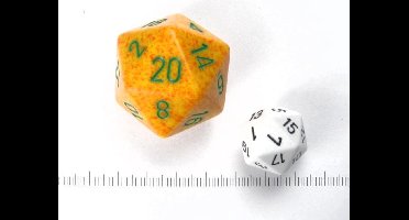 Chessex dobbelsteen, 34 mm 20-zijdig, Speckled Lotus