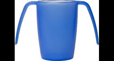 Beker met 2 handvatten 250 ml - blauw
