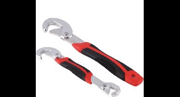 Universele sleutel - 2 stuks - sleutelset - wrench key universal - multi wrench - rubberen handvat