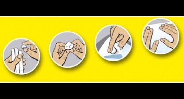 UHU 48810 patafix kleefpads Wit Inhoud: 80 stuk(s)