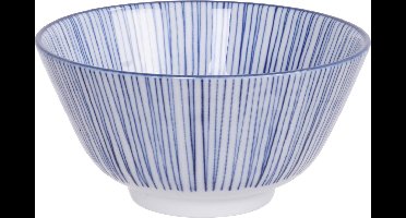 Tokyo Design Studio Nippon Blue Rice Bowl - 12x6.4cm - Lines