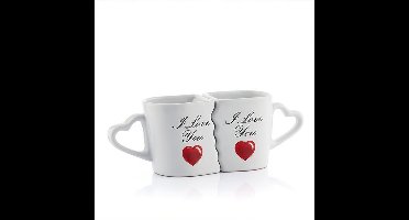 I Love You Double Mok - Hartjes mok