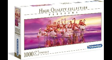 Clementoni - Flamingo - High Quality Collectie - Panorama - Puzzel - 1000 Stukjes - Vanaf 14 jaar