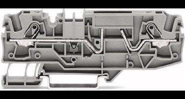 WAGO 2006-1681 Zekeringklem 7.50 mm Spanveer Toewijzing: L Grijs 1 stuk(s)