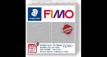 Fimo Leathereffect Boetseerklei Duifgrijs 8010-809