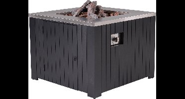 Garden Impressions - Faro sfeerhaard - 80x80x61 - gas - mat zwart