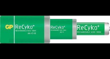 GP RECYKO AA/C/D UPSIZER BLISTER