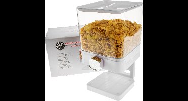 United Entertainment ® - Luxe Enkelvoudige Cornflakes Dispenser - Wit