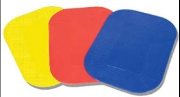 Antislipmat 25 x 18 cm - rood