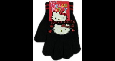 Hello Kitty kinder handschoenen zwart